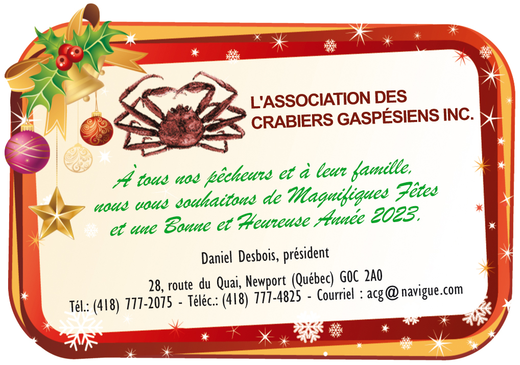 L'Association des crabiers gaspésiens Inc.