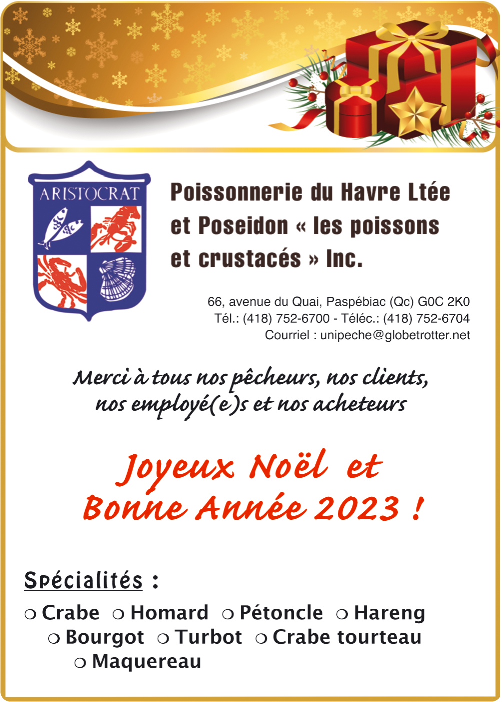Poissonnerie du Havre Ltée et Poséidon «les poissons et crustacés» inc. Inc.
