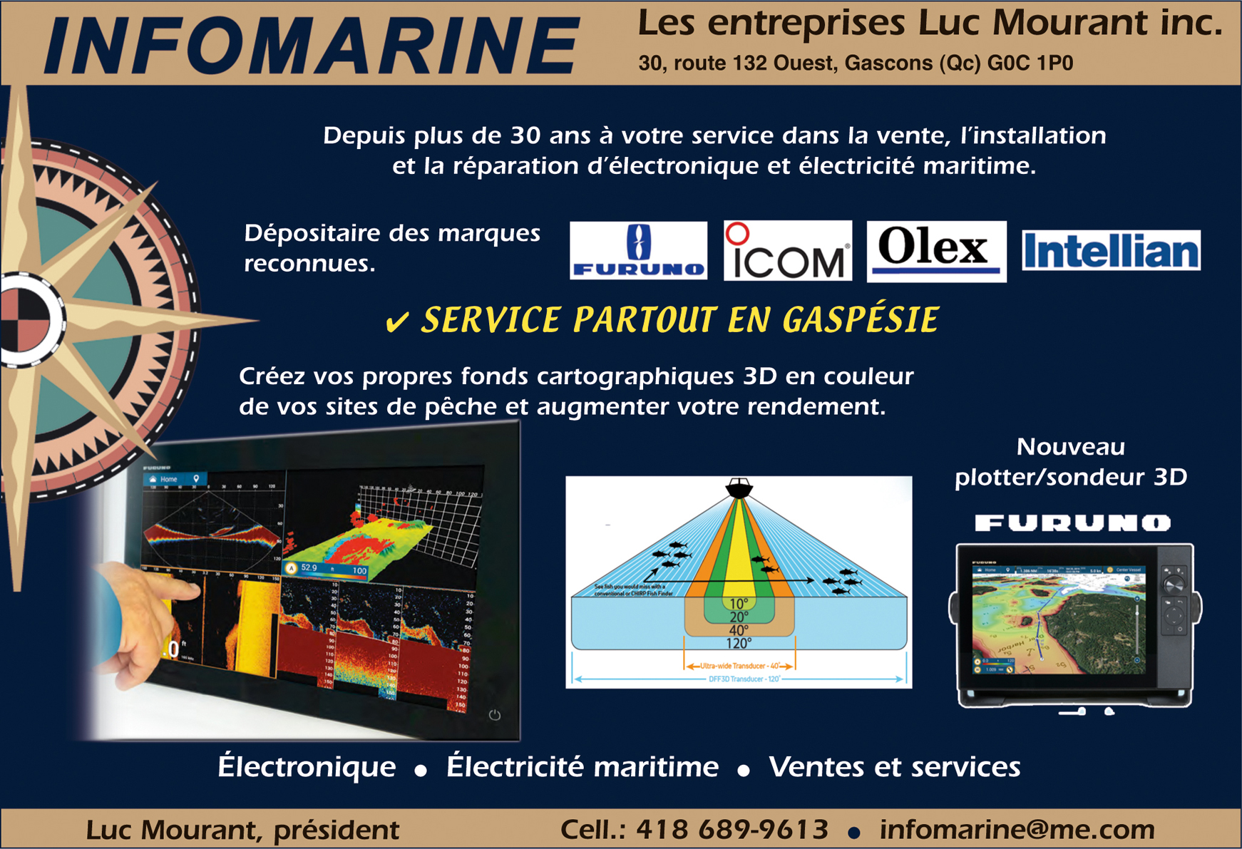 INFOMARINE Les entreprises Luc Mourant inc.