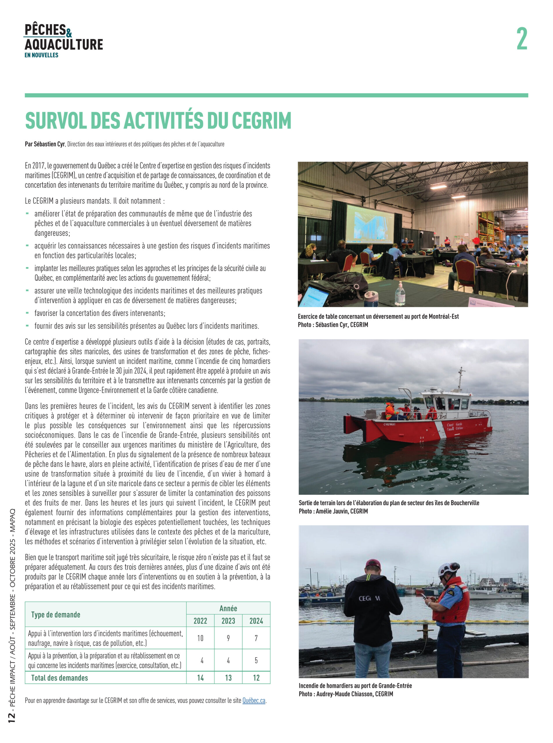 Pêches & Aquaculture en nouvelles