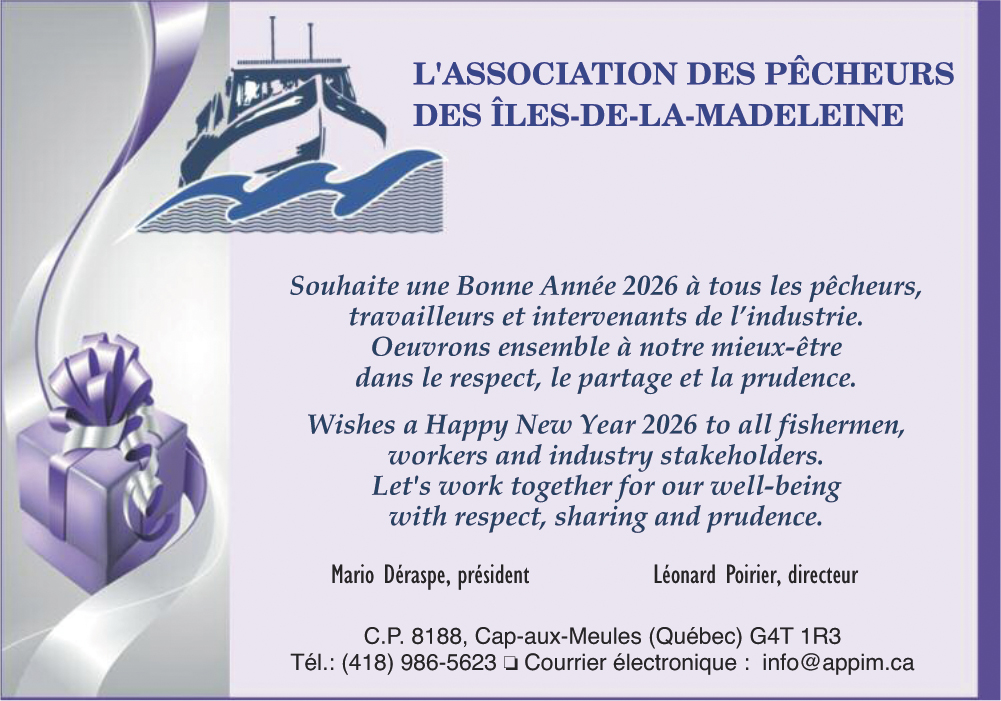 L'Association des pêcheurs des Îles-de-la-Madeleine