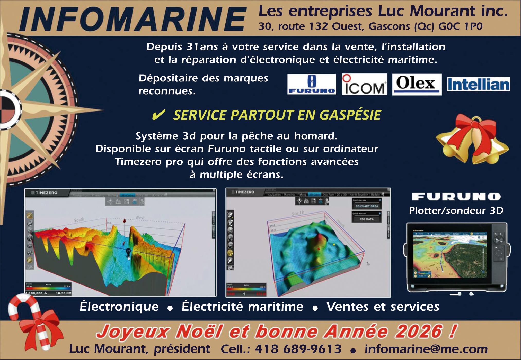 INFOMARINE Les entreprises Luc Mourant inc.