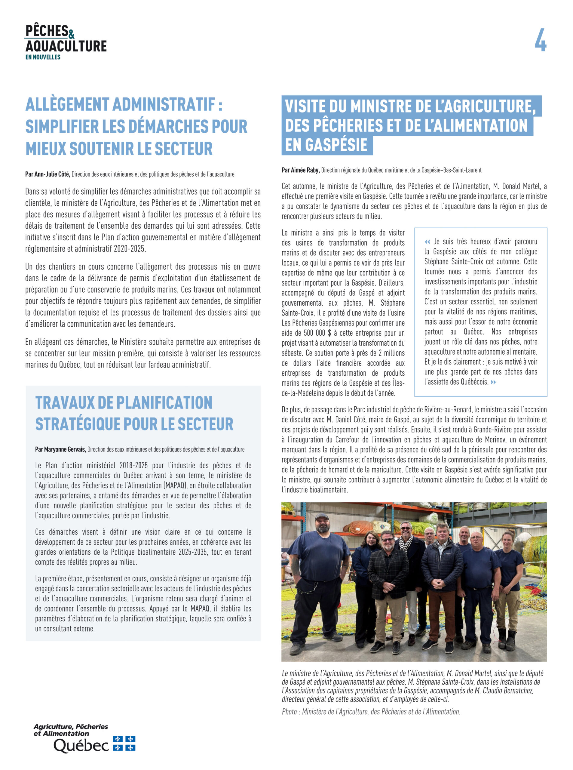 Pêches & Aquaculture en nouvelles