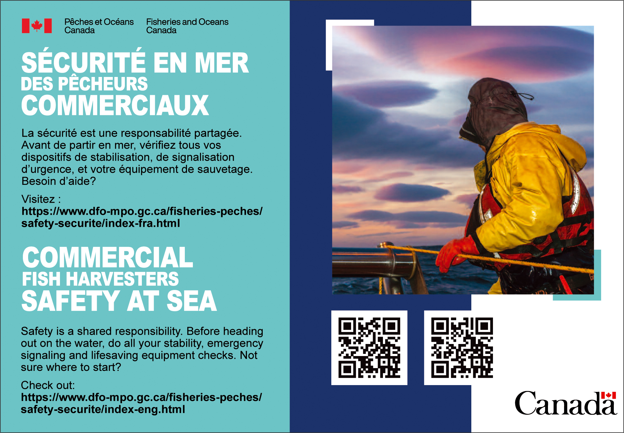 MPO - Sécurité en mer des pêcheurs commerciaux
