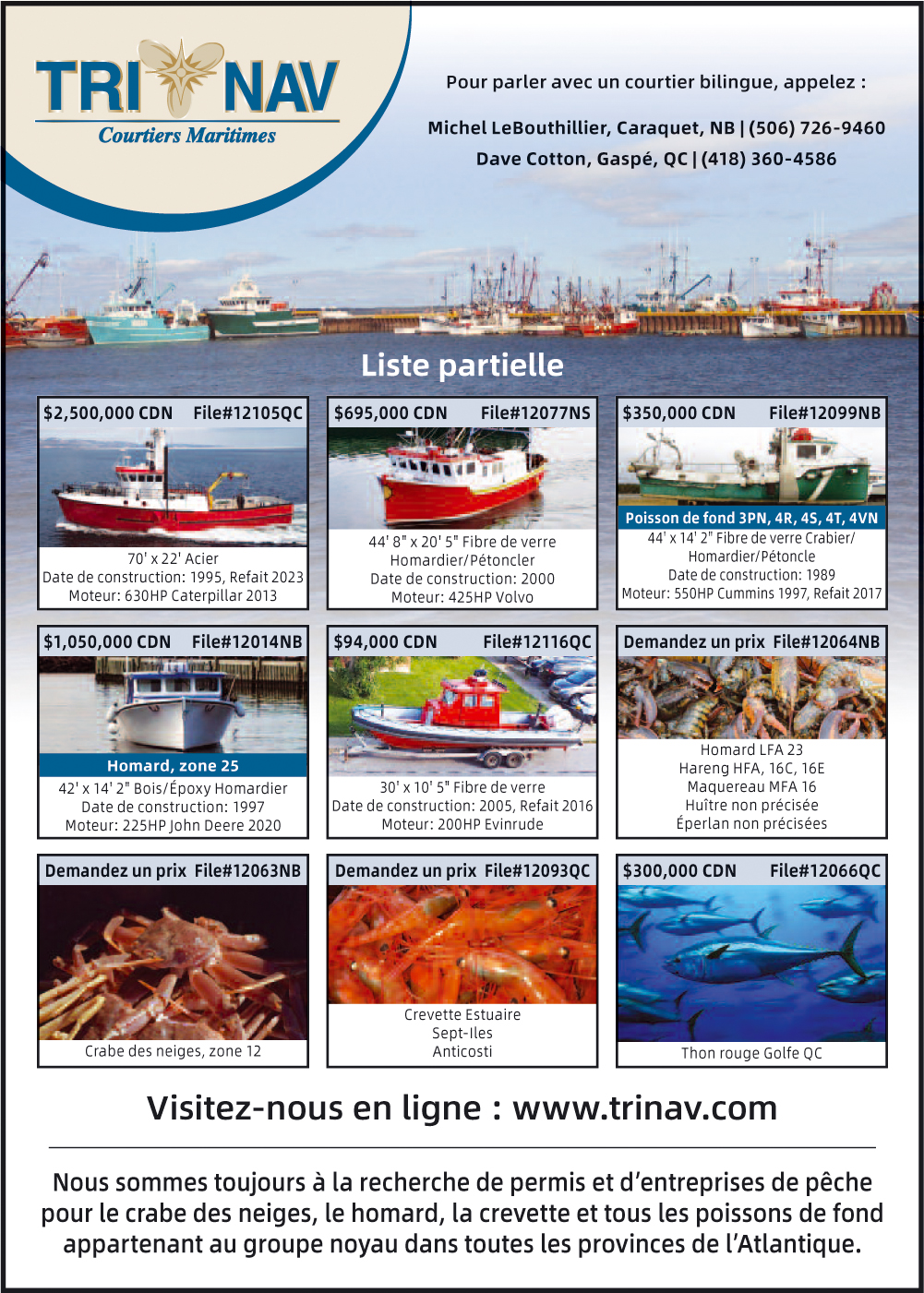 Trinav - Bateaux à vendre - Volume 38,4