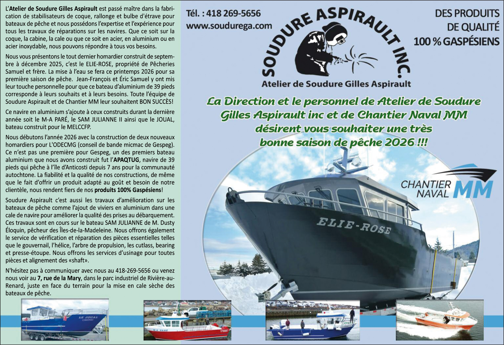 Soudure Aspirault Inc.