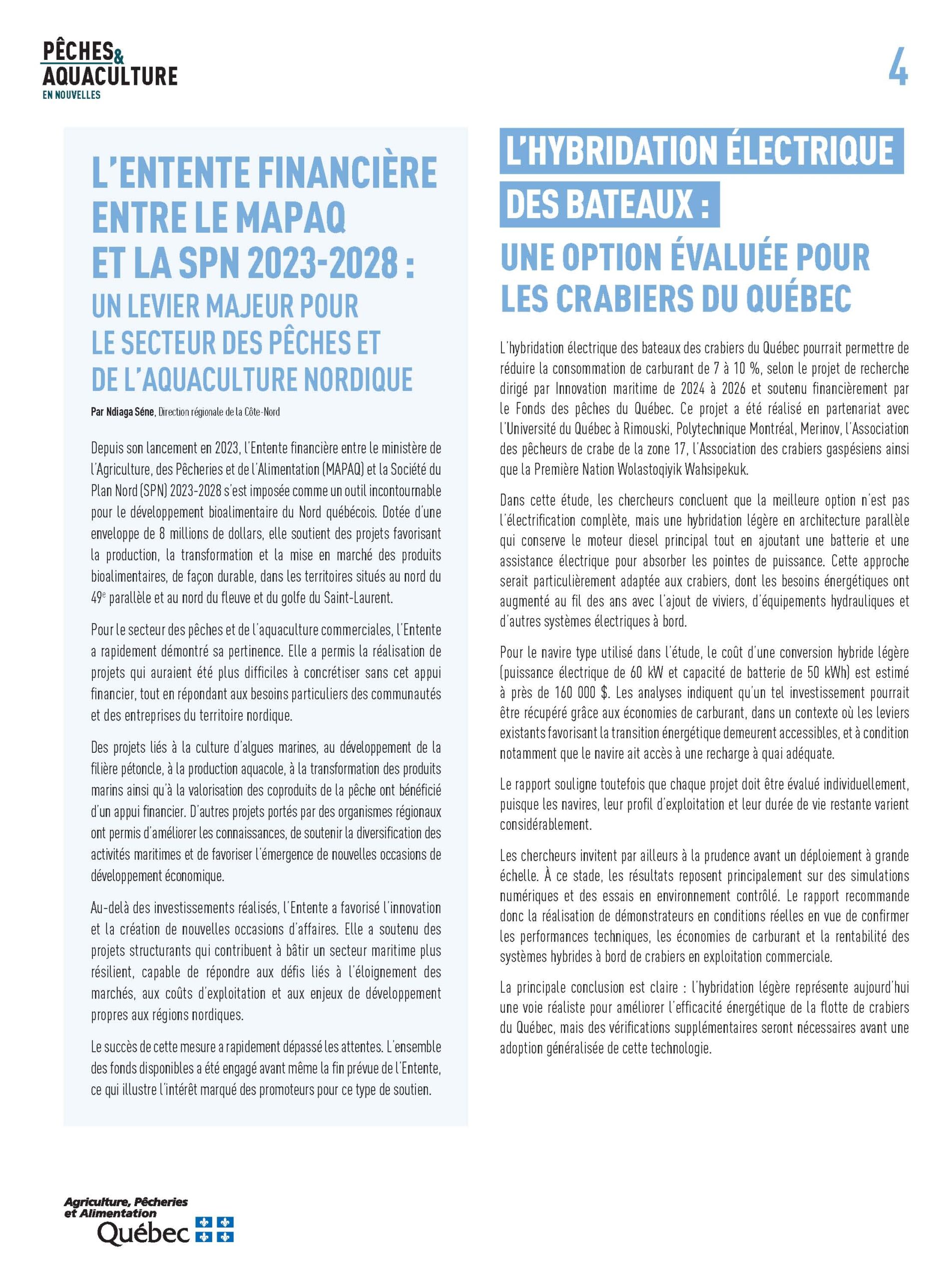 Pêches & Aquaculture en nouvelles